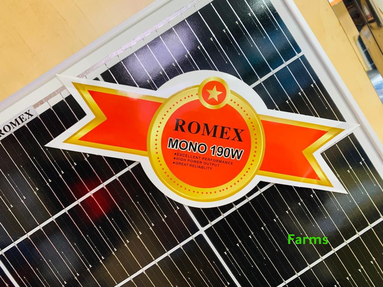 الواح طاقة شمسيه 190واط مونو جديده