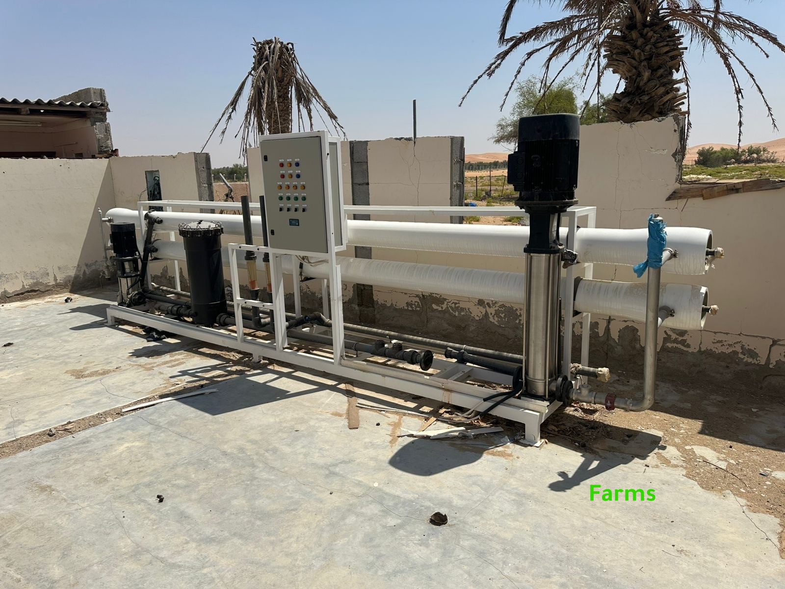 مكينة تحليه 60 الف جالون للبيع