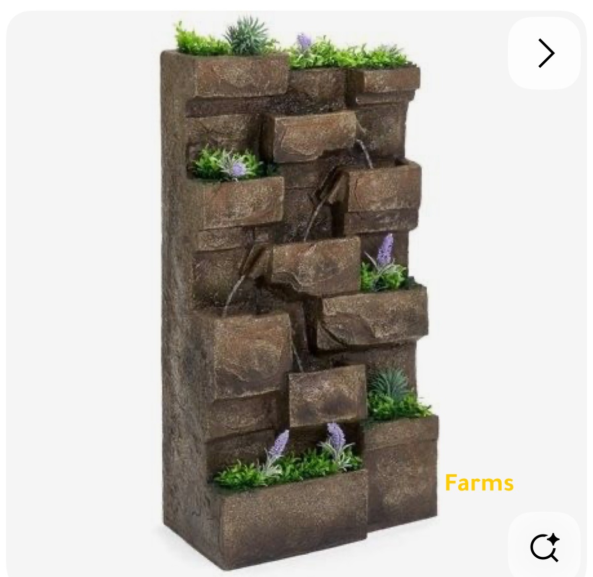 تنسيق حدائق وشلالات